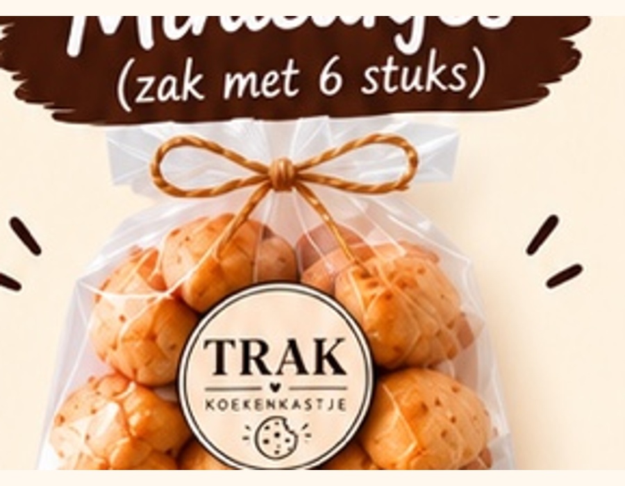 Minicakejes – zak met 6 stuks